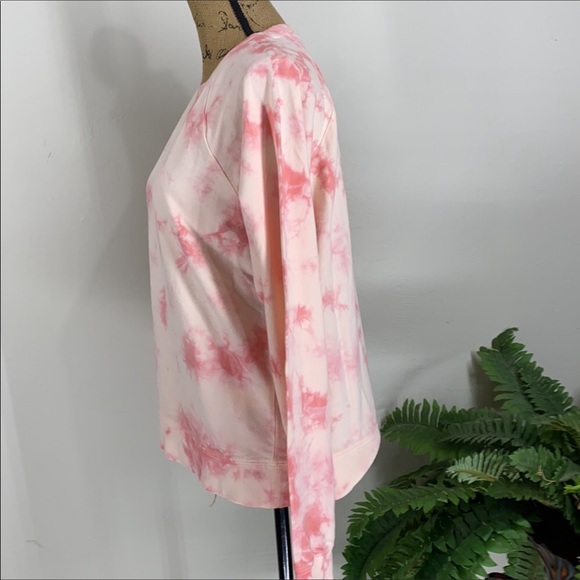 Lucky Brand Tie Dyed Pink Sweatshirt - Picture 5 of 10